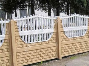 Бетонный забор для дома в Подмосковье