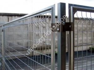 Оцинкованный забор из сварной сетки